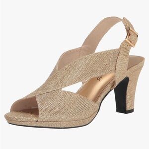 Easy Street Slingback Heels - 11W